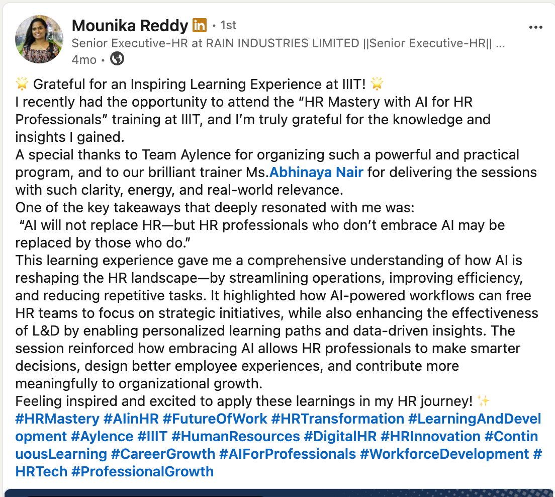 LinkedIn review 1