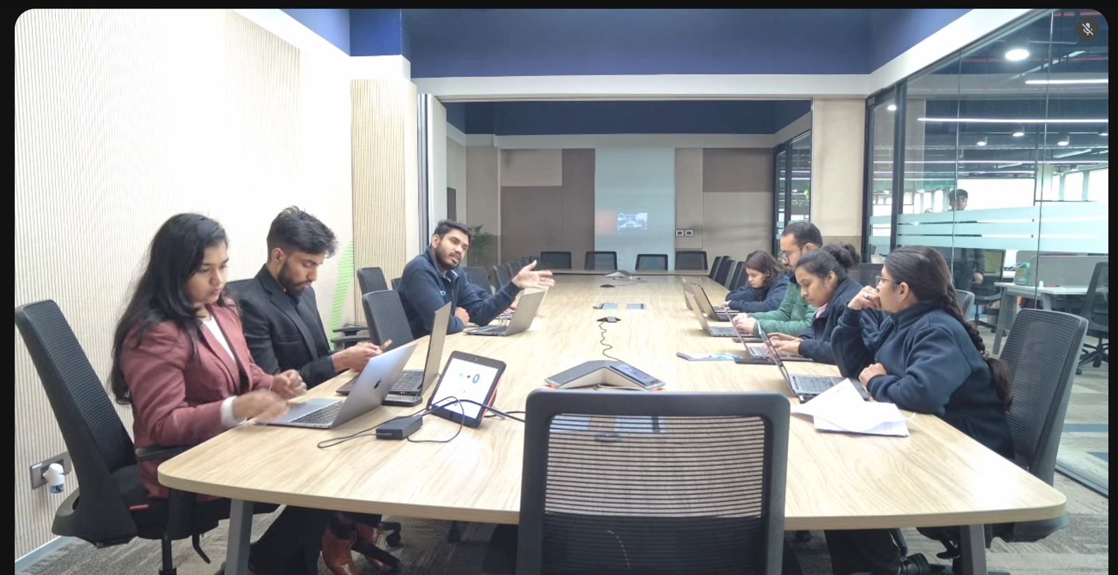 Abhinaya Nair training a session at Lenskart