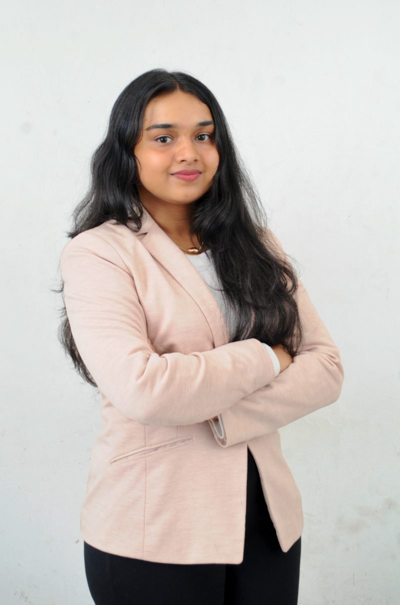 Abhinaya Nair, AI trainer and co-founder of EastwayAI, delivering a corporate AI workshop in Bengaluru, India