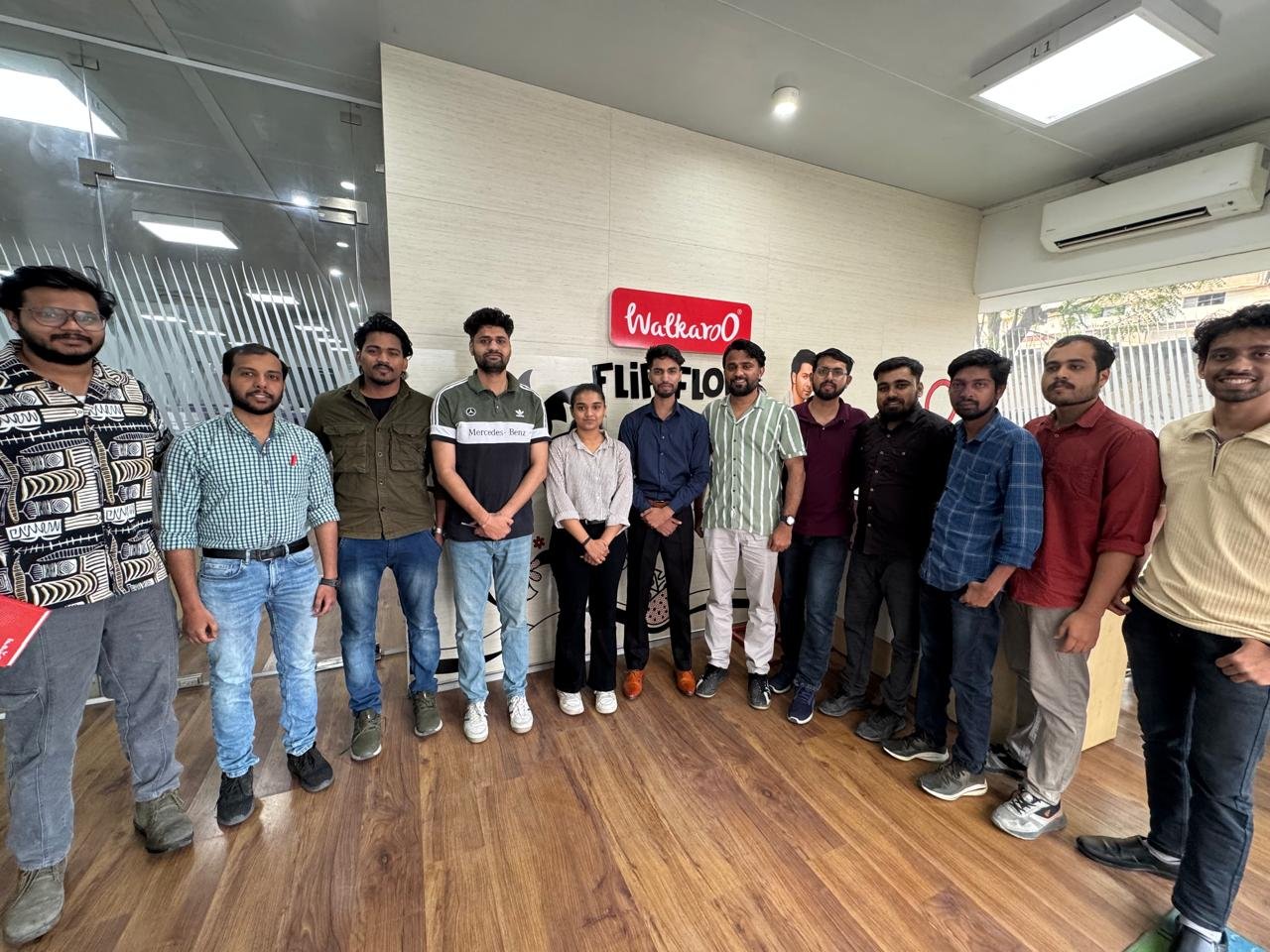 Group photo from an Abhinaya Nair training session at Walkaroo