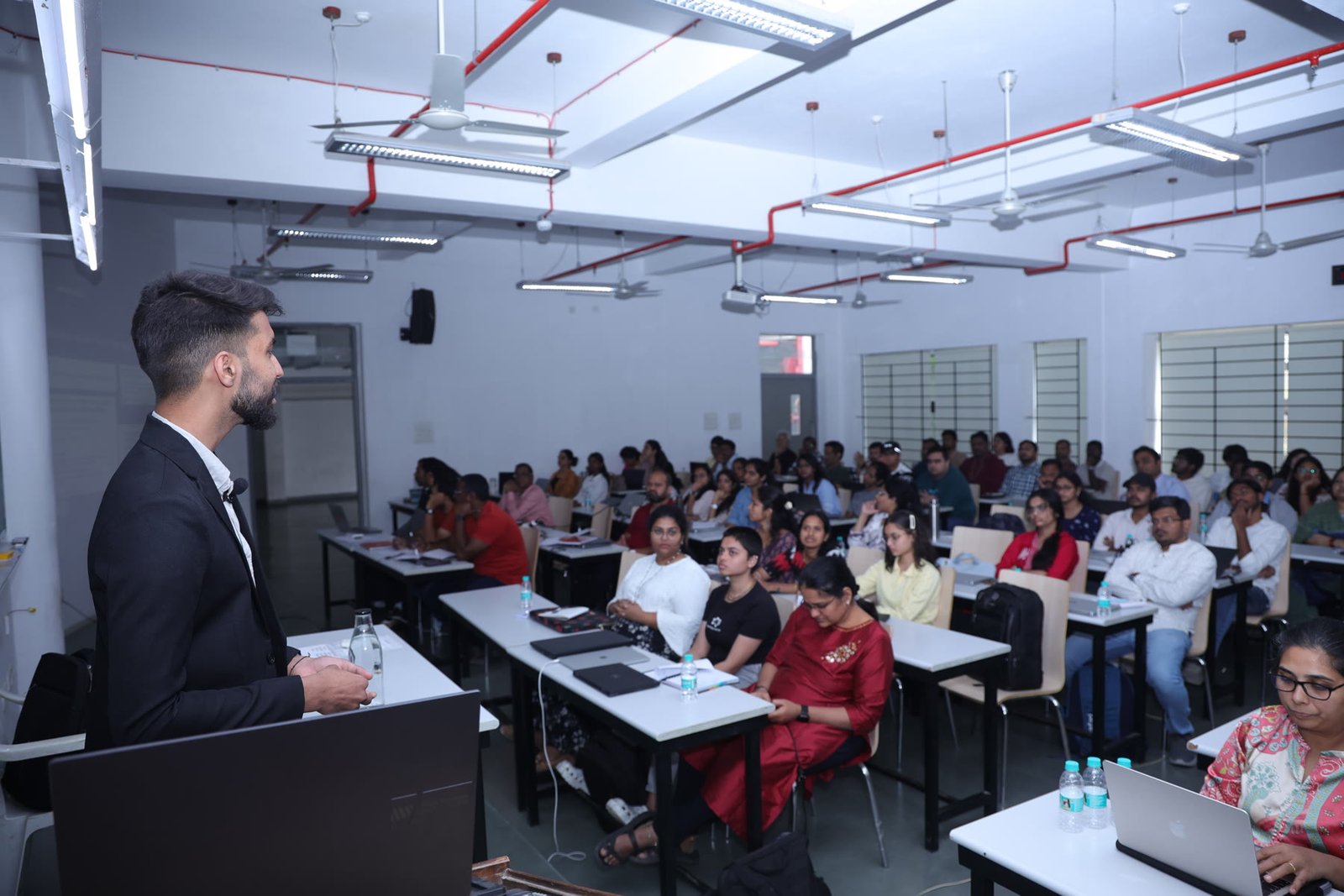 A Growcial AI-for-HR session in progress at IIIT Hyderabad